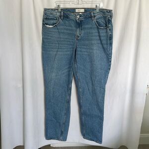 Abercrombie The Straight Mid Rise Jeans Curve Love size 34 / 18 L